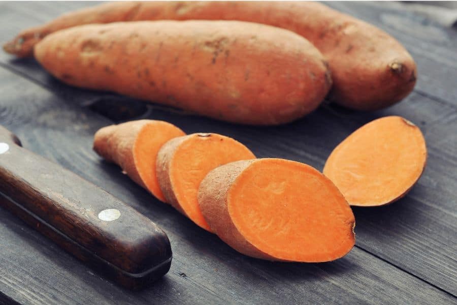 sweet potatoes for glowing skin